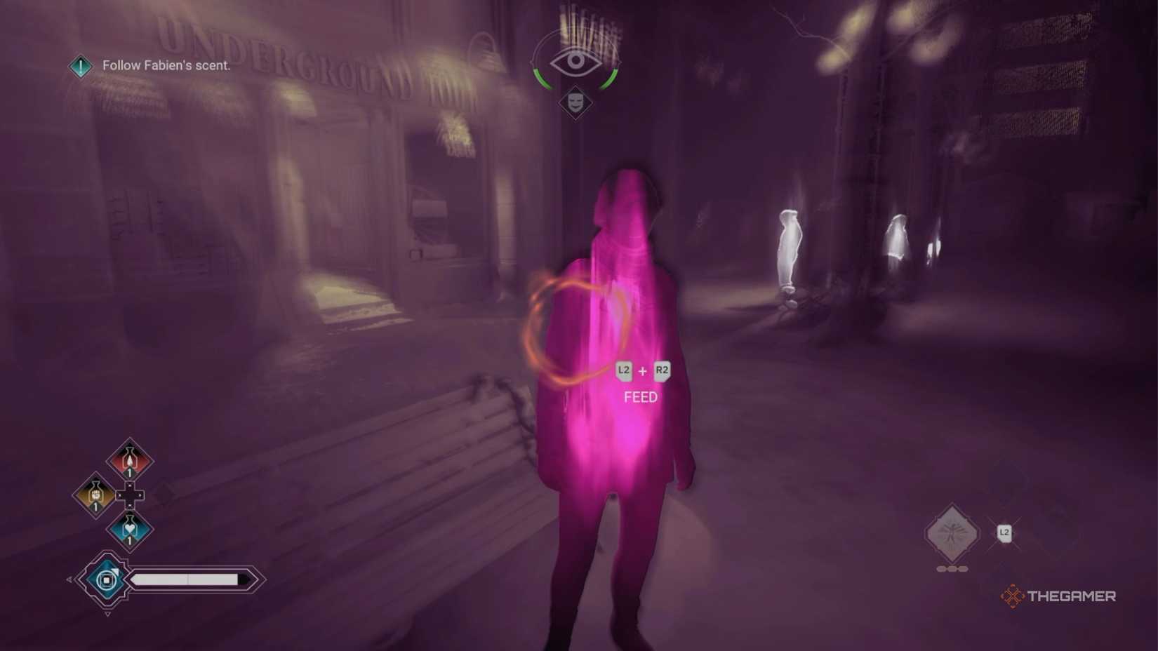 Vampire The Masquerade Bloodlines 2 human with colored heart.