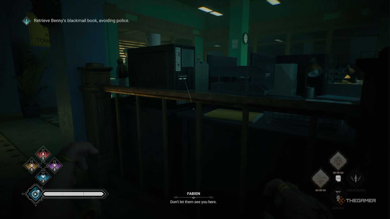 Vampire The Masquerade Bloodlines 2 police station stealth walkthrough part one.