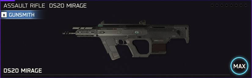 DS20 Mirage weapon icon in the loadout menu of Black Ops 7.