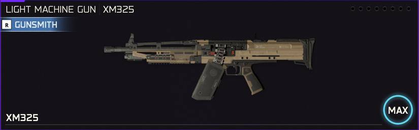 XM325 weapon icon in the loadout menu of Black Ops 7.