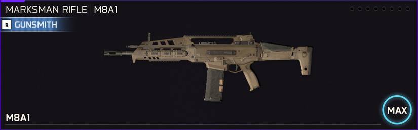 M8A1 weapon icon in the loadout menu of Black Ops 7.