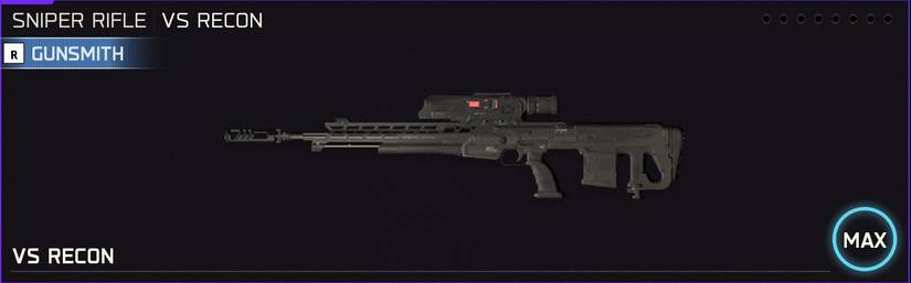 VS Recon weapon icon in the loadout menu of Black Ops 7.