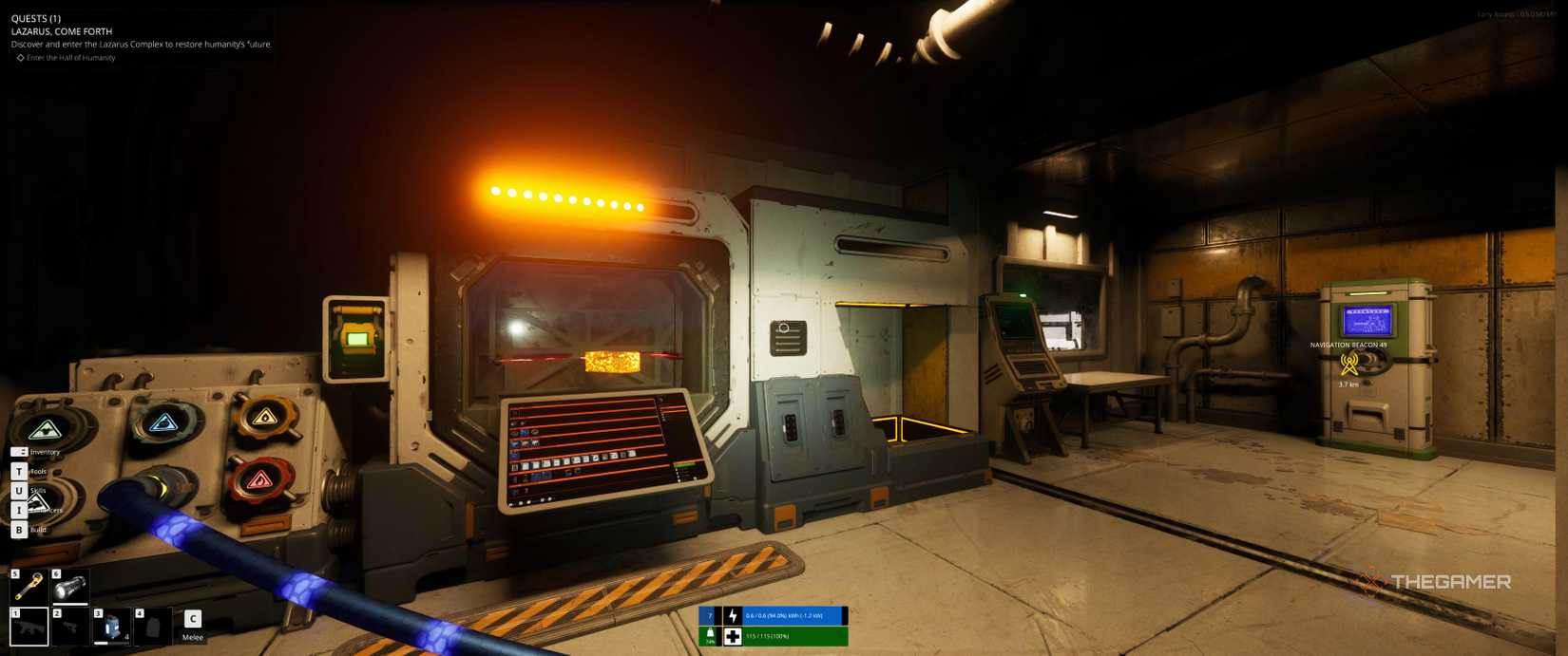 The fabricator crafting bullets in The Last Caretaker.