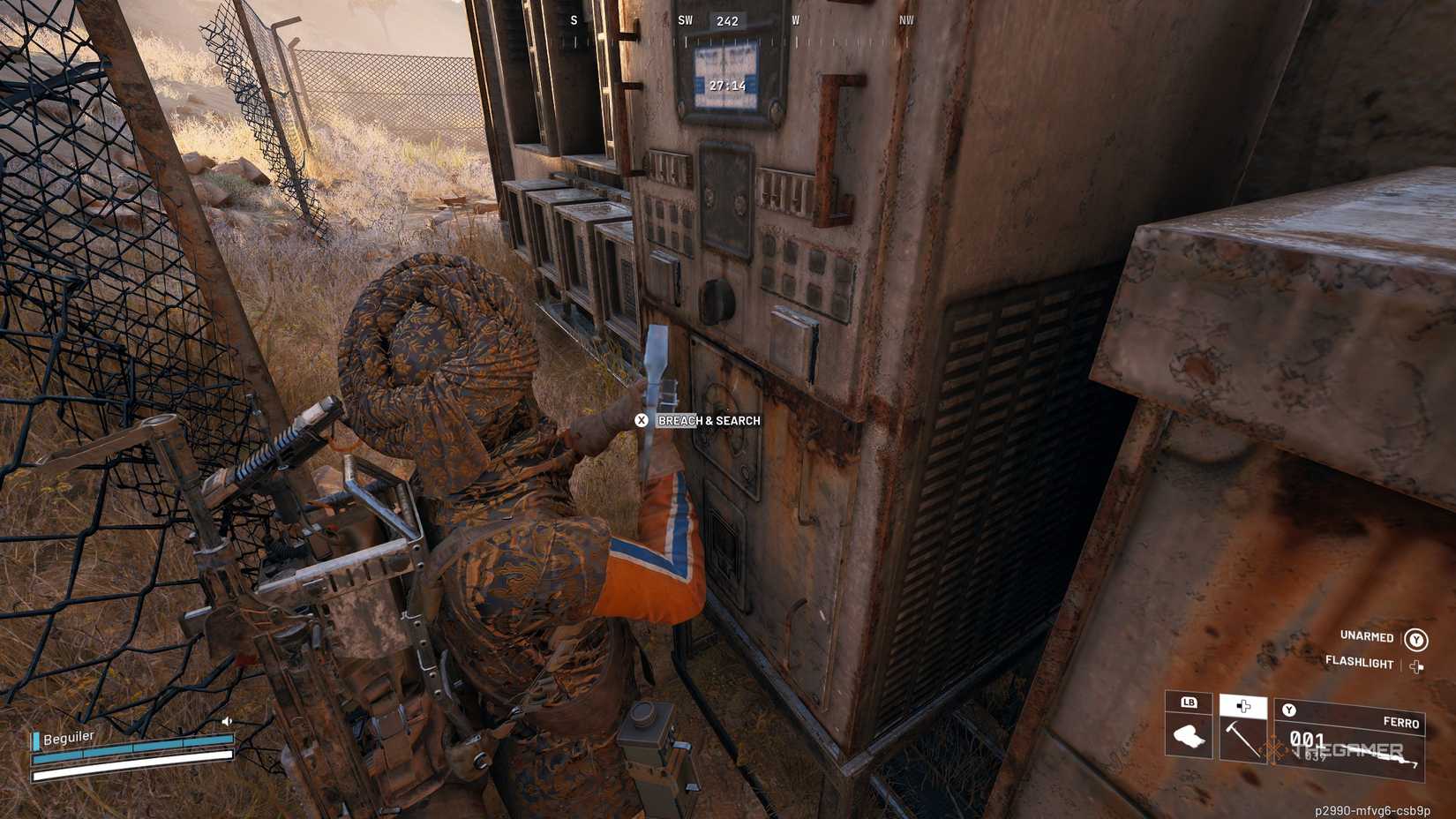 A player looking for Light Bulbs in Arc Raiders. 