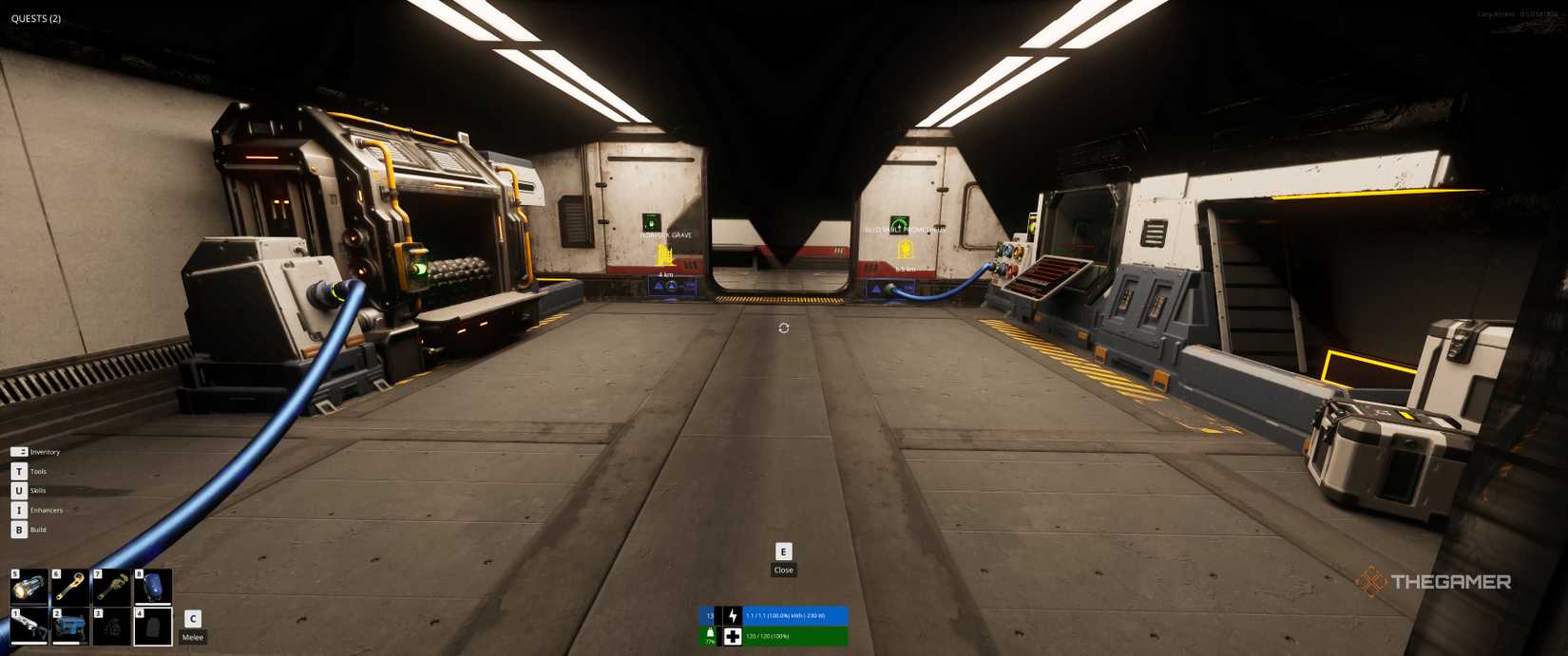 The recycler and crafter on your ship in The Last Caretaker.