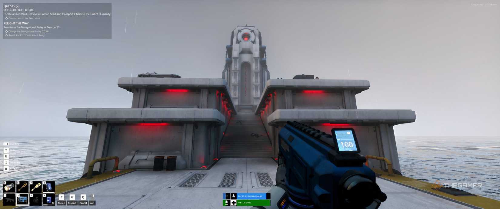 Exterior of the Seed Vault in The Last Caretaker.