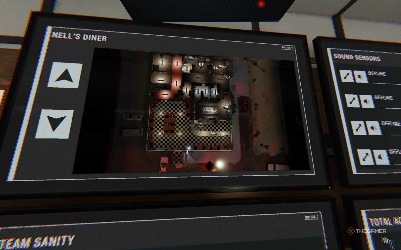 Map being looked at in Nell's Diner.
