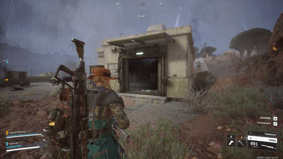 Raider looking at a building in Arc Raiders.