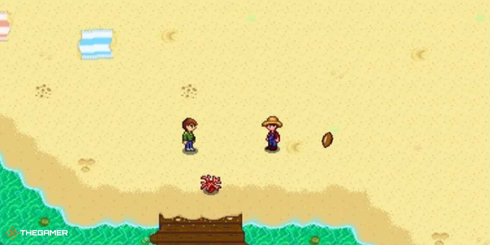 Stardew Valley - alex 2 heart cutscene