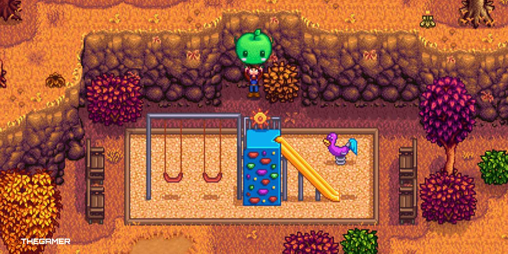 Stardew Valley - location of Junimo Plush.