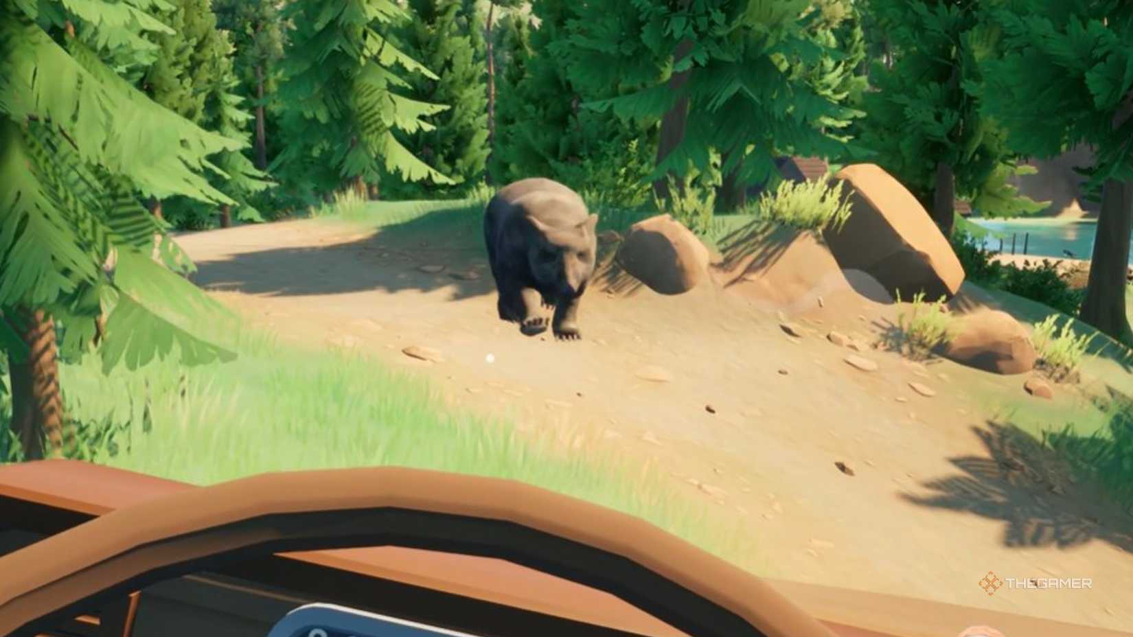 A Bear outside the RV in RV There Yet?