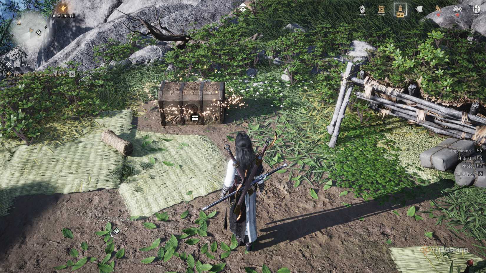 A treasure chest in Where Winds Meet.