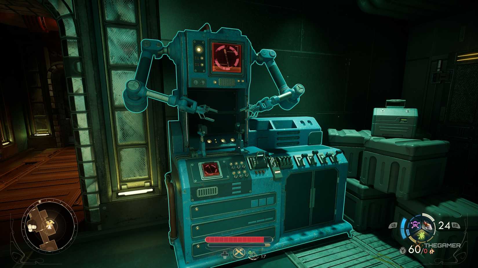 A workbench on the Incognito in The Outer Worlds 2.