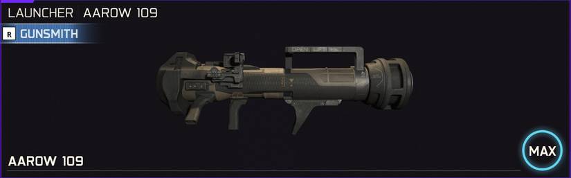 AAROW 109 weapon icon in the loadout menu of Black Ops 7.