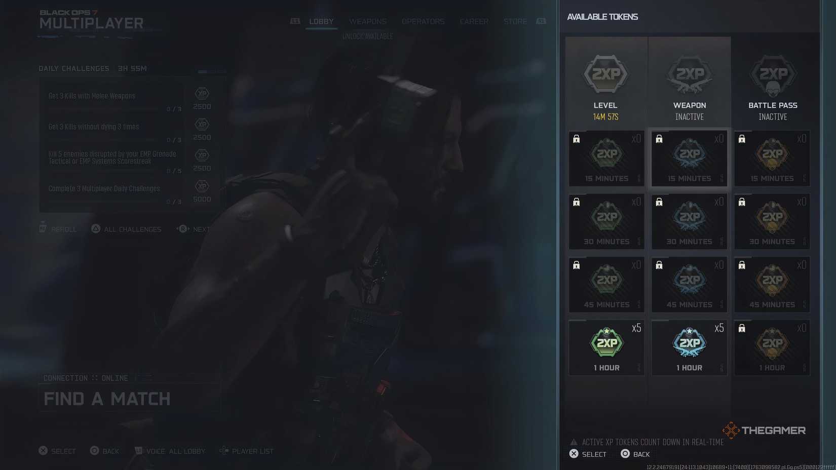 Activating a 15-minute Double XP Token in Call of Duty: Black Ops 7