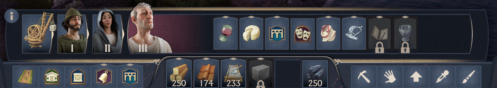 Anno 117 Pax Romana different tiers of citizens