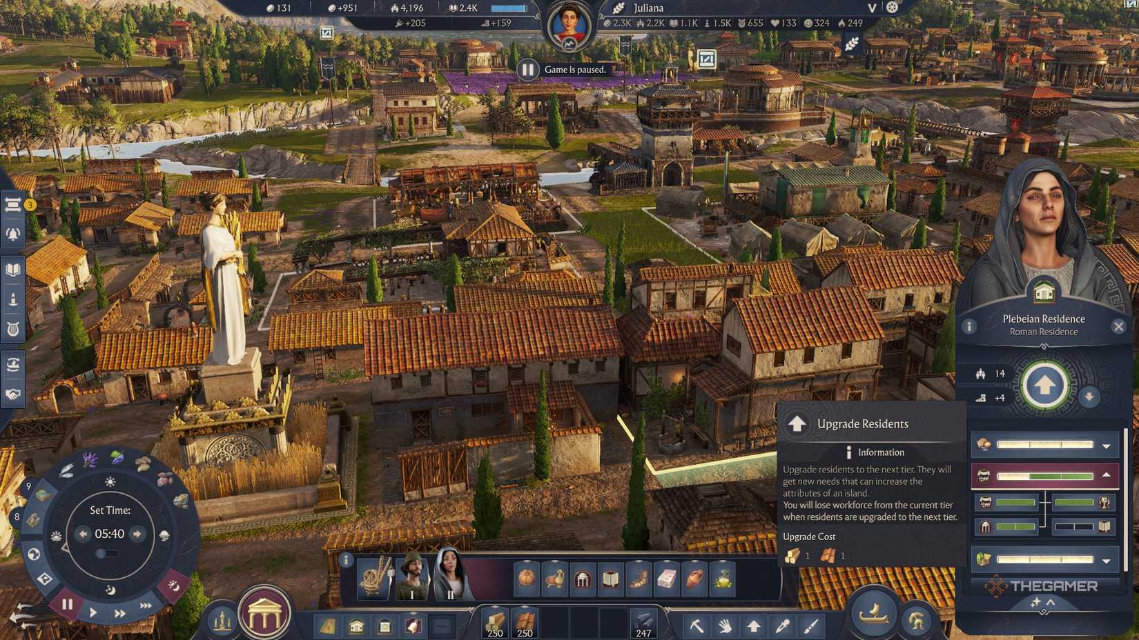 Anno 117 Plebian House Upgrade info. 