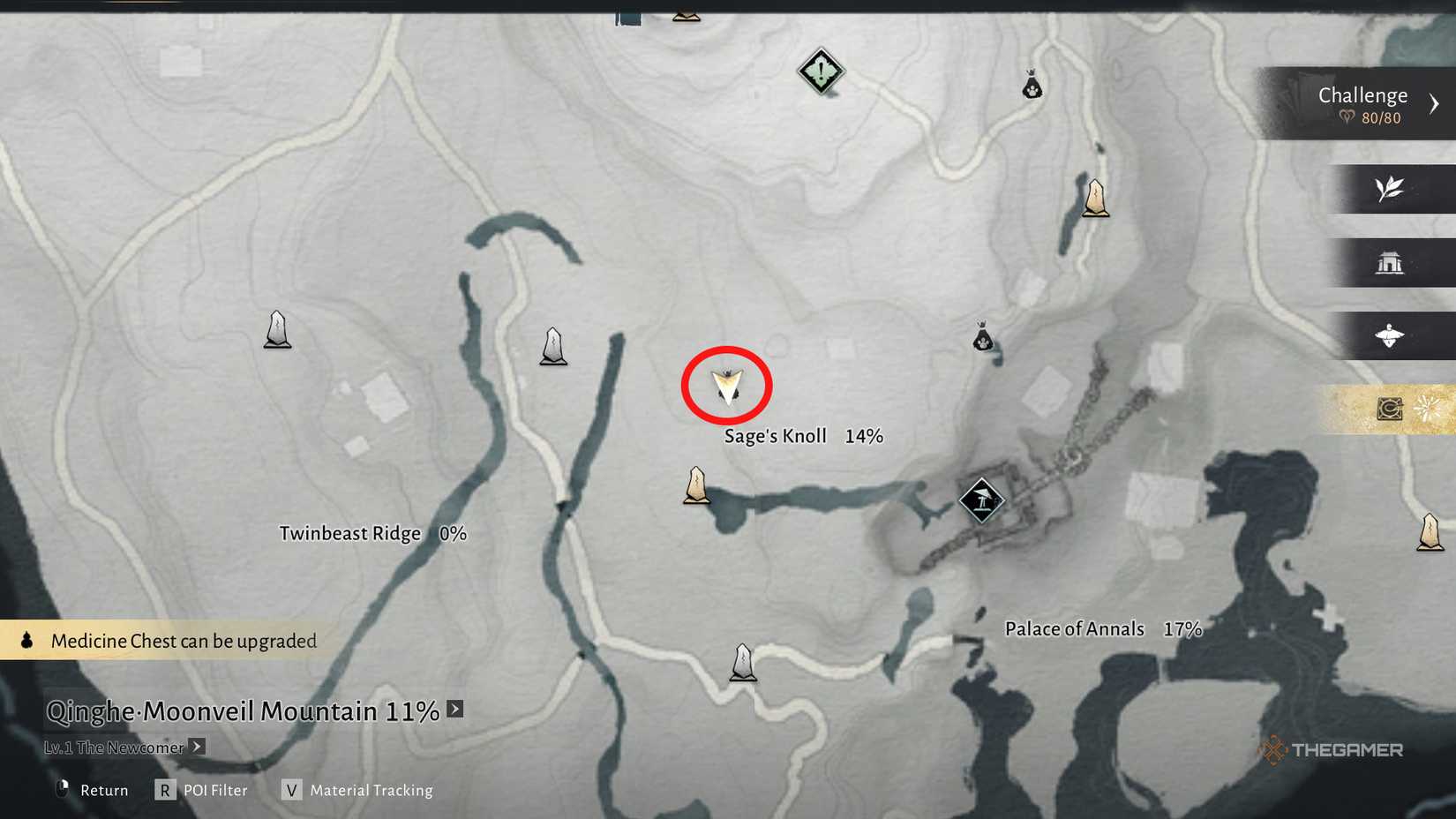 Another meow meow location near sages knoll in Where Winds Meet.