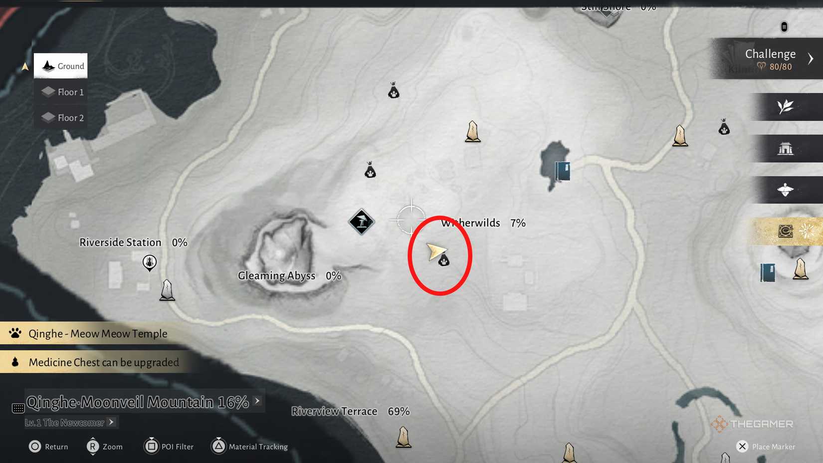 Another puzzle near witherwilds in Where Winds Meet.