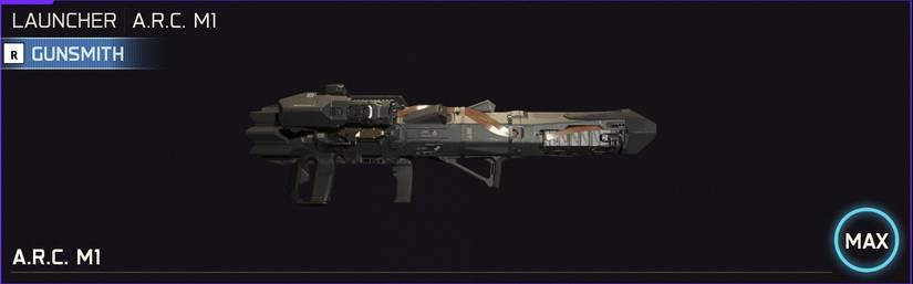 ARC M1 weapon icon in the loadout menu of Black Ops 7.