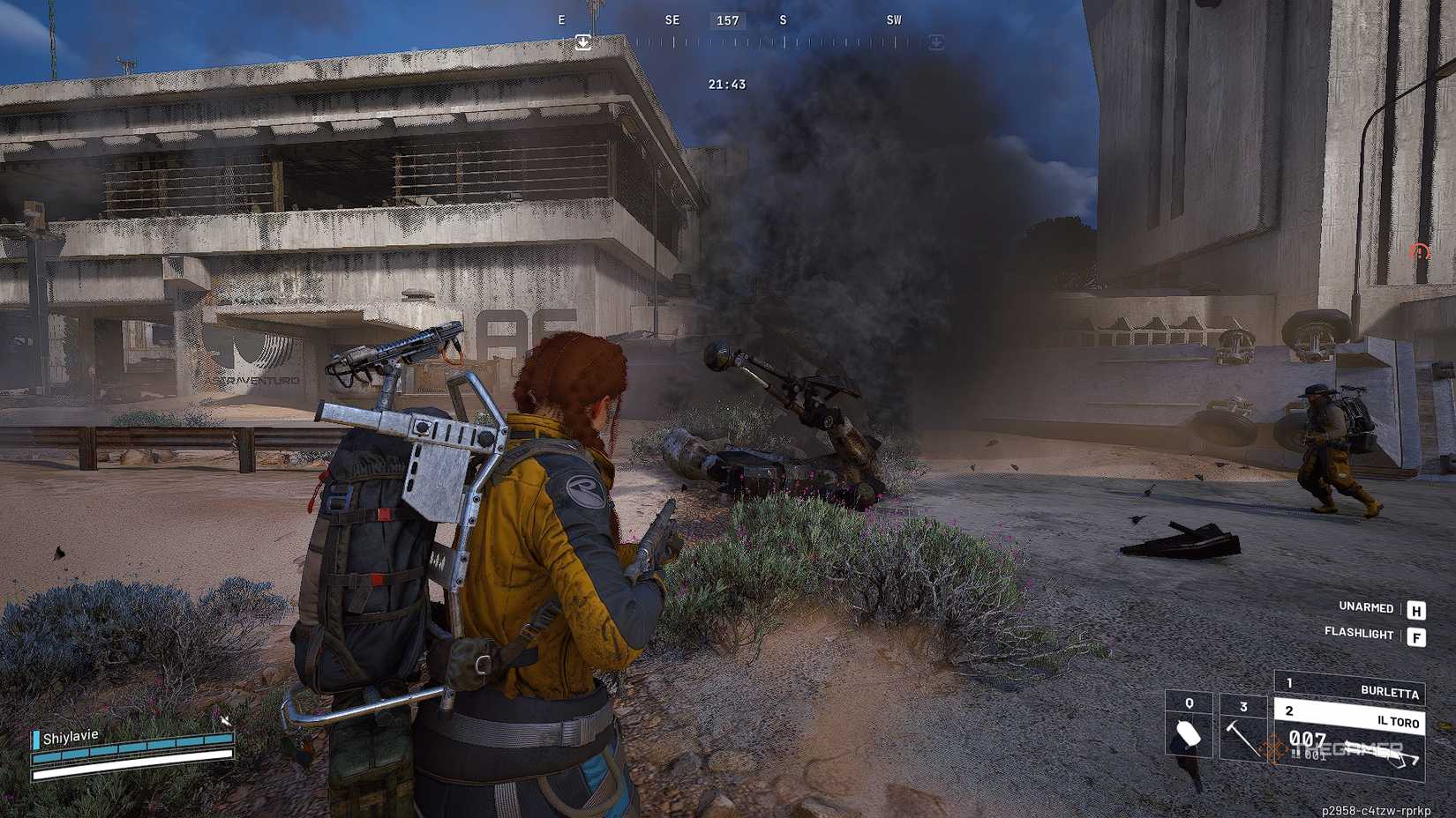 ARC Raiders A broken Leaper in the spaceport.