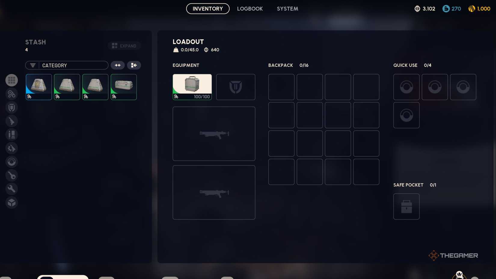 Arc Raiders augment slot in loadout.