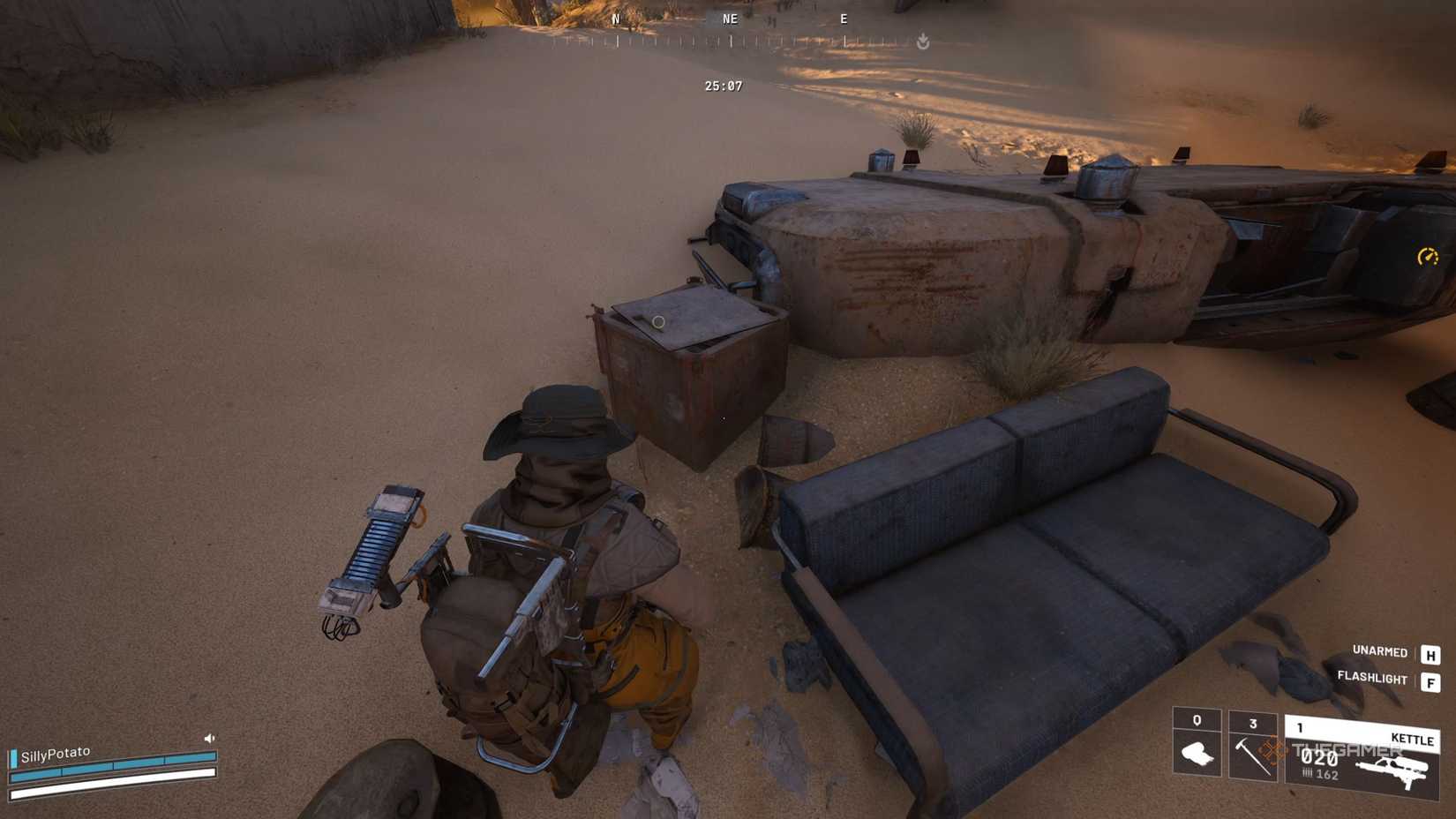 Arc Raiders planting a bug on Tian Wen's enemy's cache.