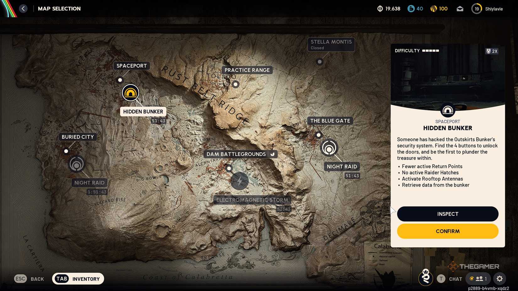 ​​AR​C​ ​​​​​R​a​​i​d​ers Topside Map with the Hidden Bunker Active.