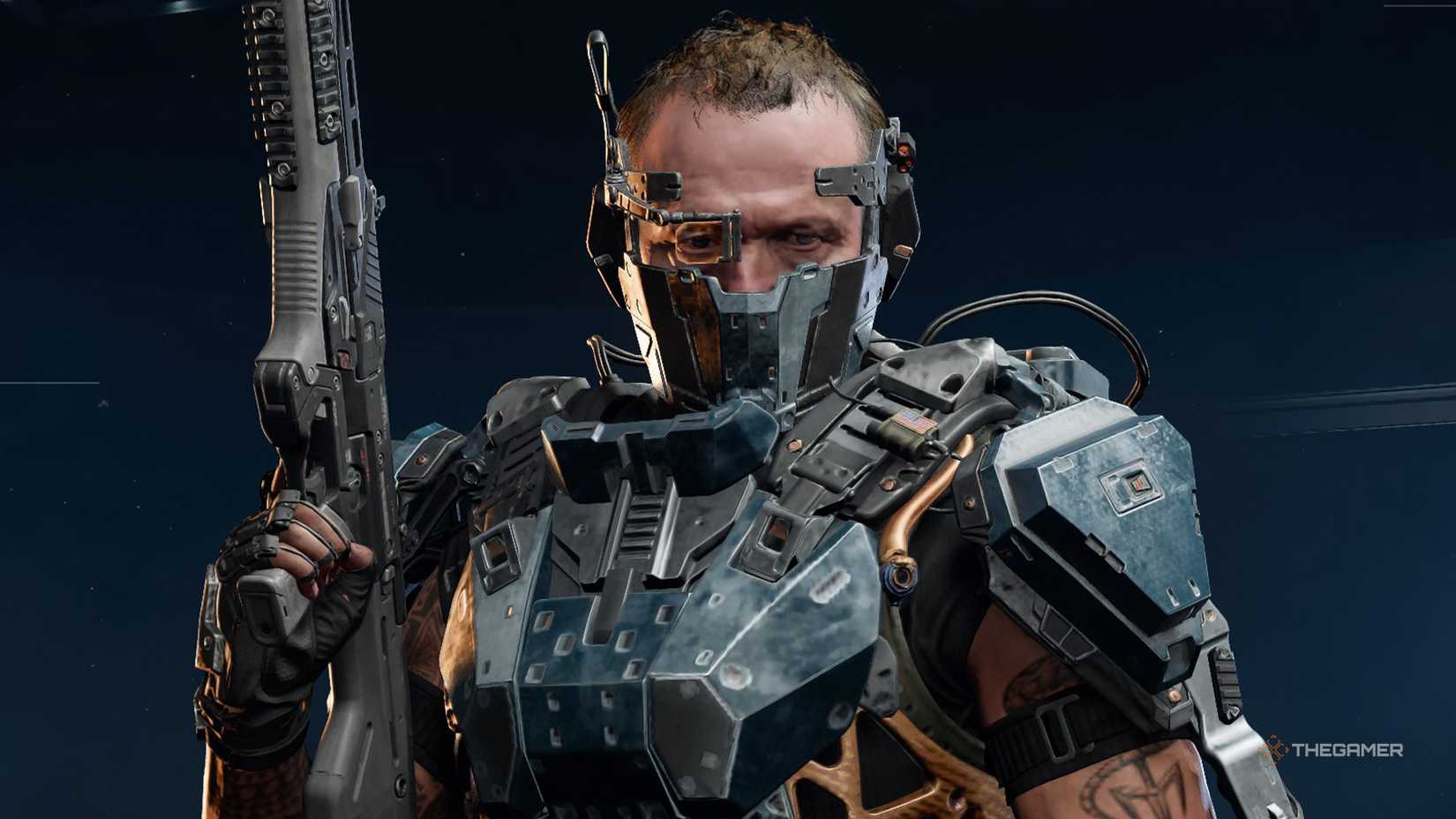 Black Ops 7 Warranty Breaker operator over a blue background.