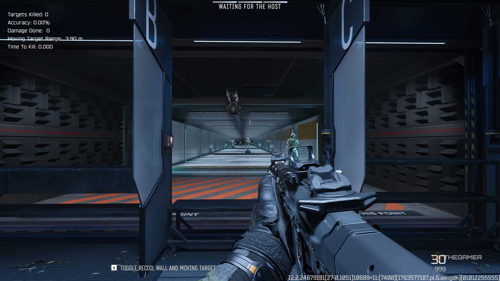 A look at a kitted out M15 Mod 0 in the Firing Range, showcasing its increased accuracy in Call of Duty: Black Ops 7.