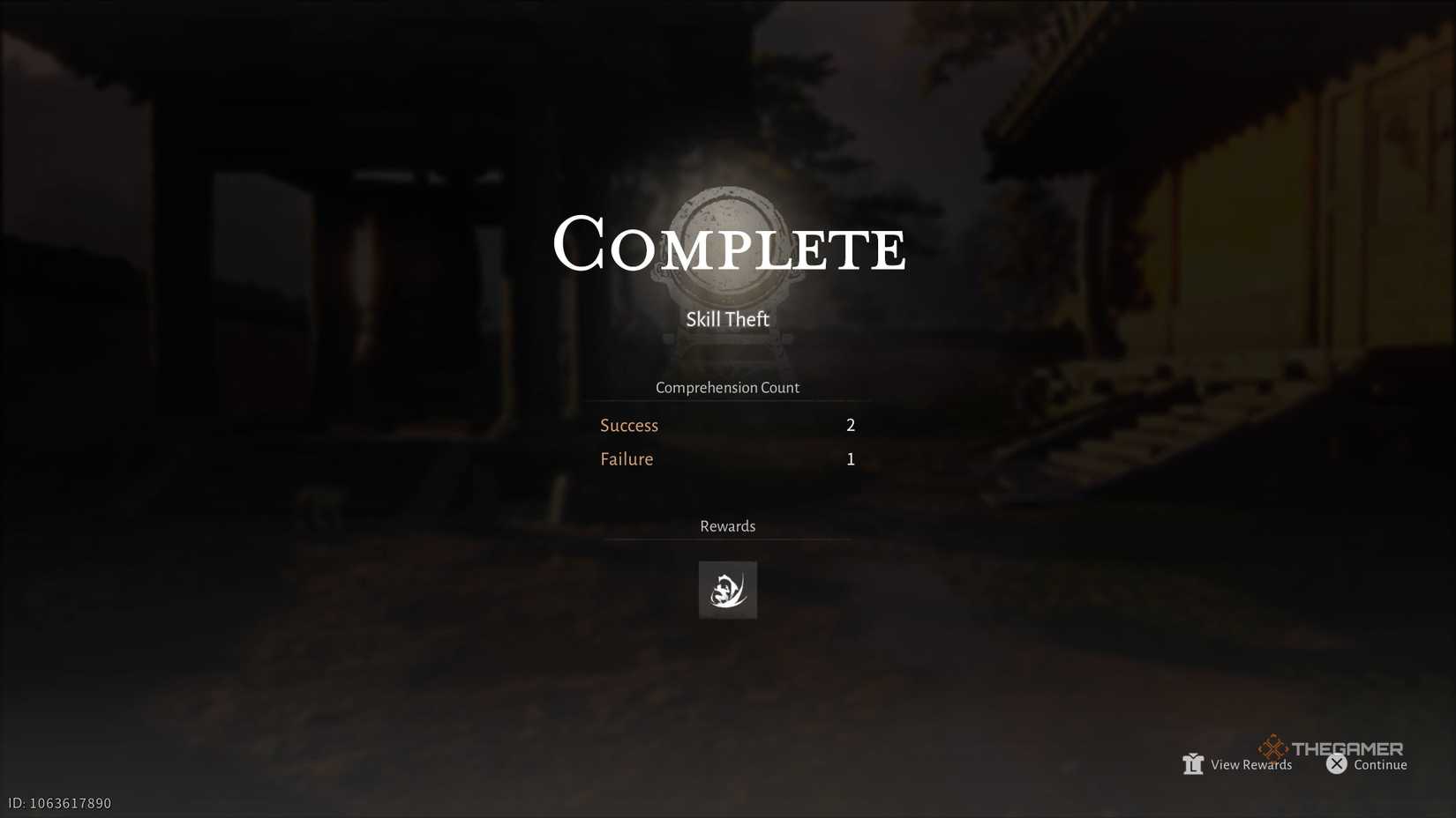 Completing a Skill Theft in Where Winds Meet.