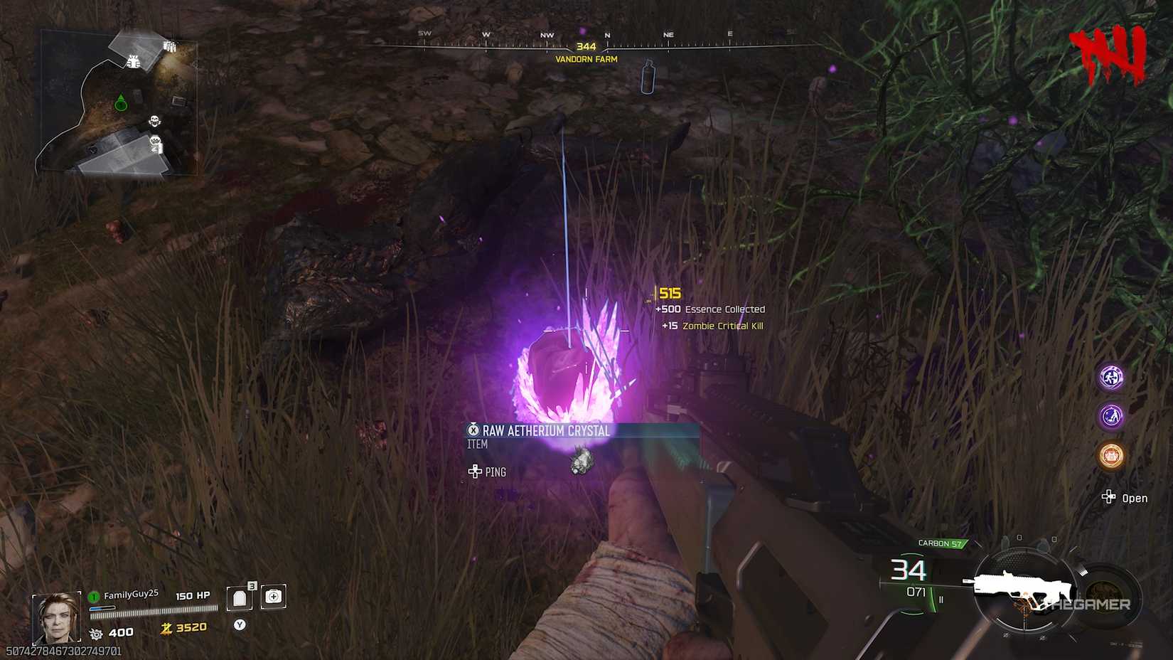 Crystal on the ground in Call of Duty Black Ops 7.