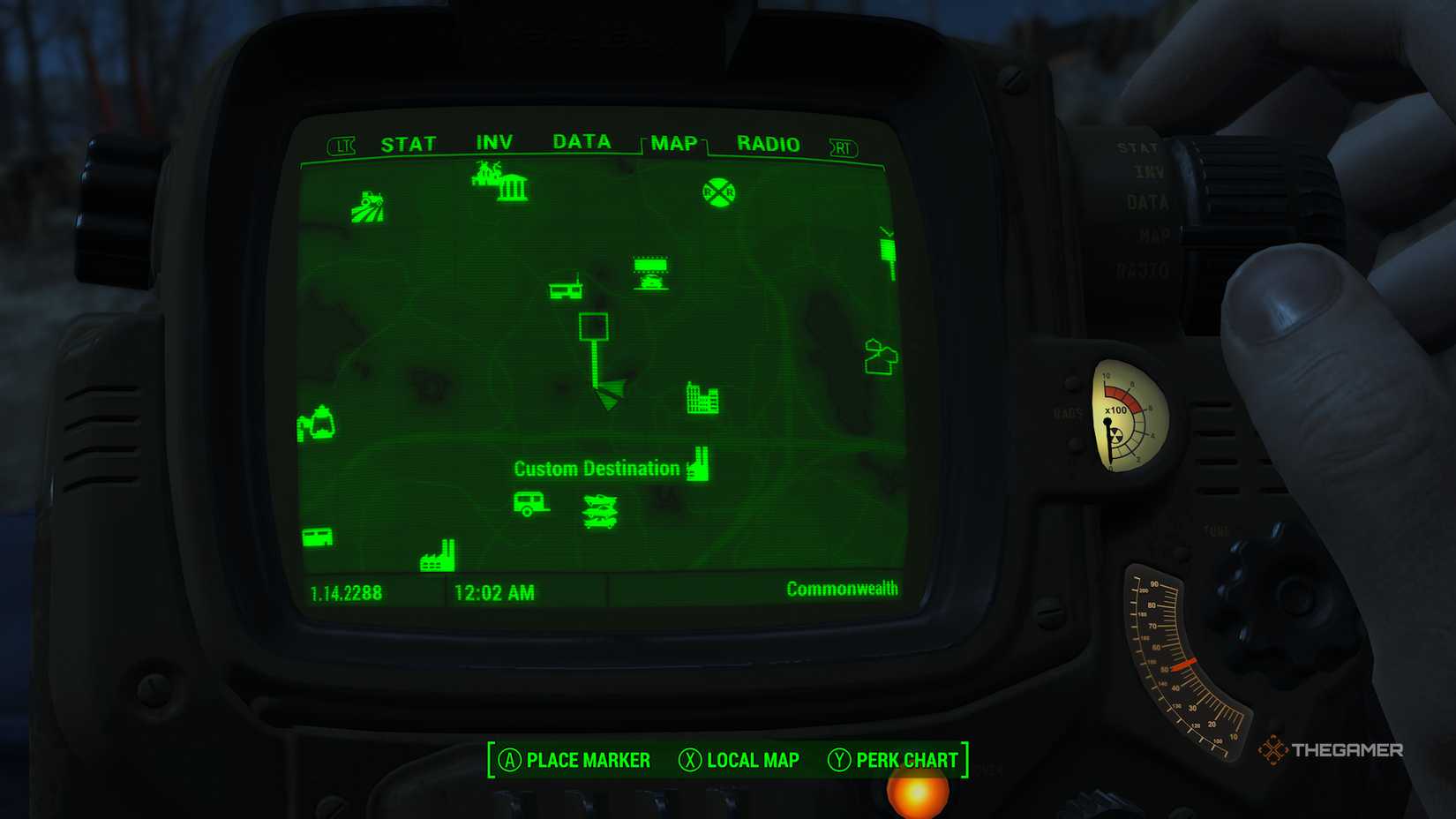 Distress Beacon location in Fallout 4.