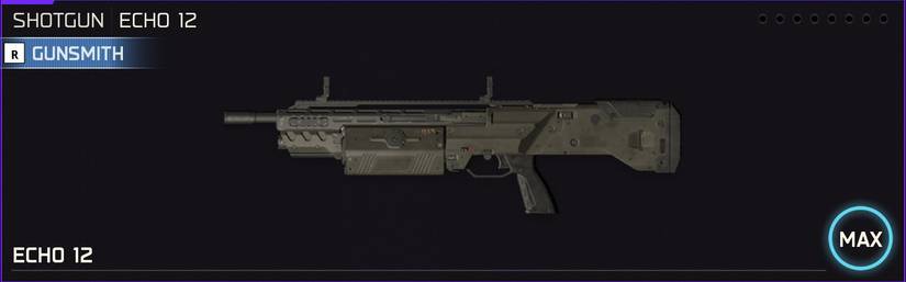 Echo 12 weapon icon in the loadout menu of Black Ops 7.