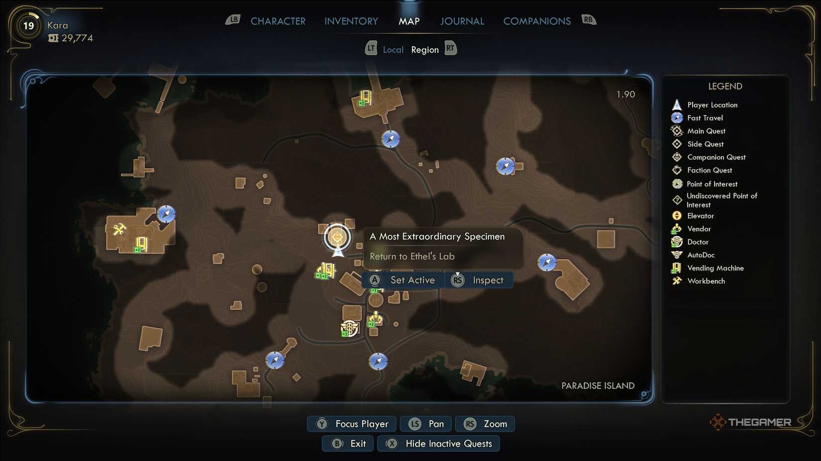 Ethel's lab location in The Outer Worlds 2.