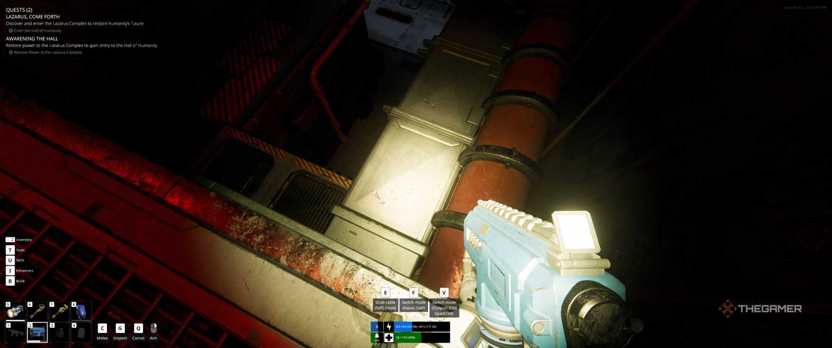 Final pipes in parkour section of The Last CAretaker.