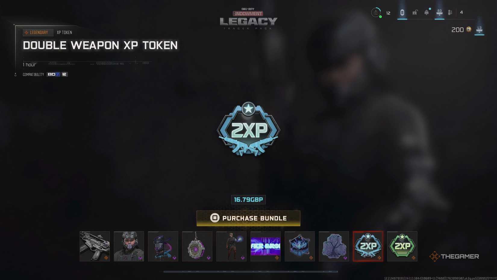 Finding a Double XP Token in Call of Duty: Black Ops 7 in the Endowment Tracer Pack