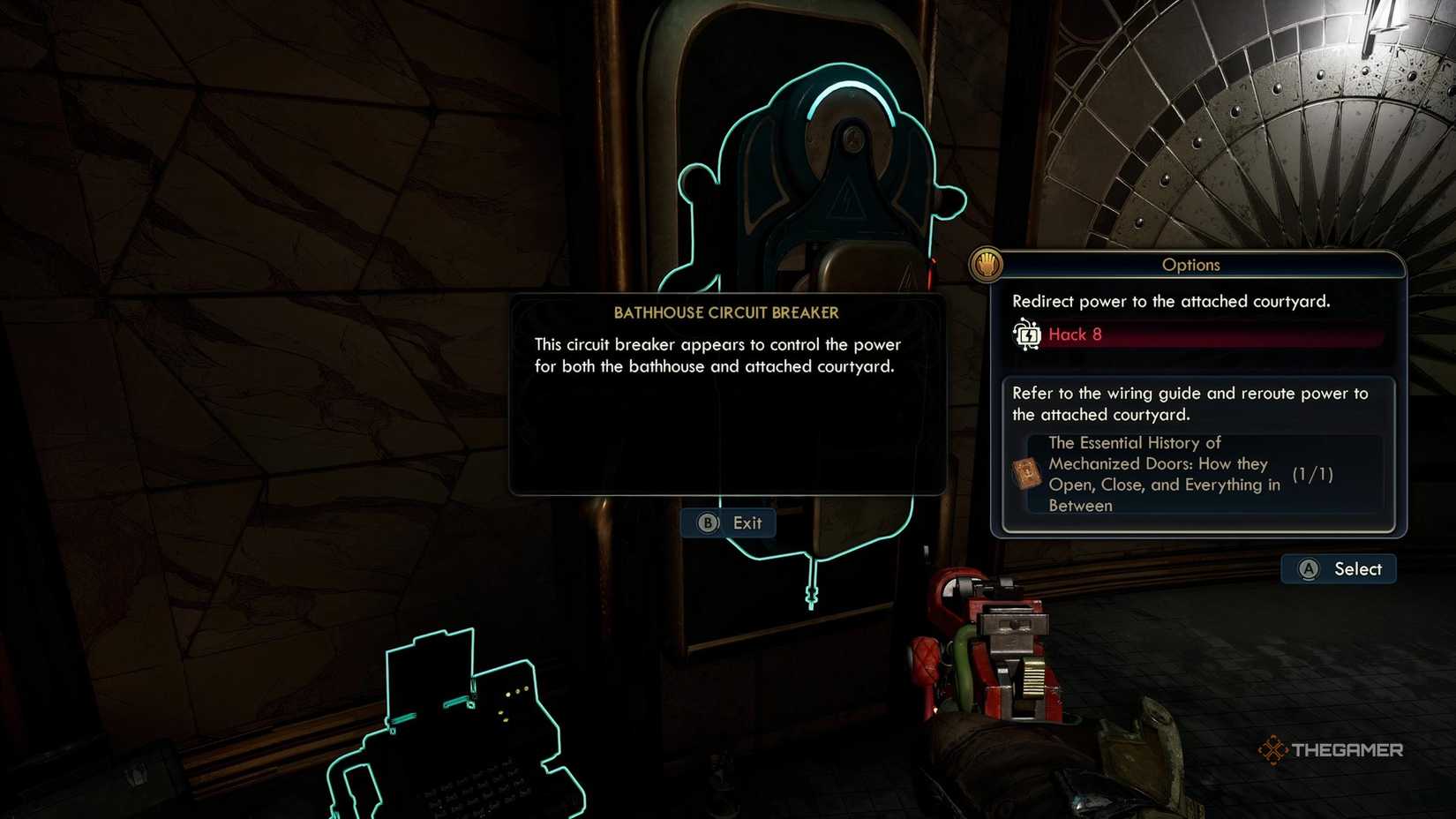 Fixing the Bathhouse Circuit Breaker during the Imprisoned by the Riddles of Reality in The OW2