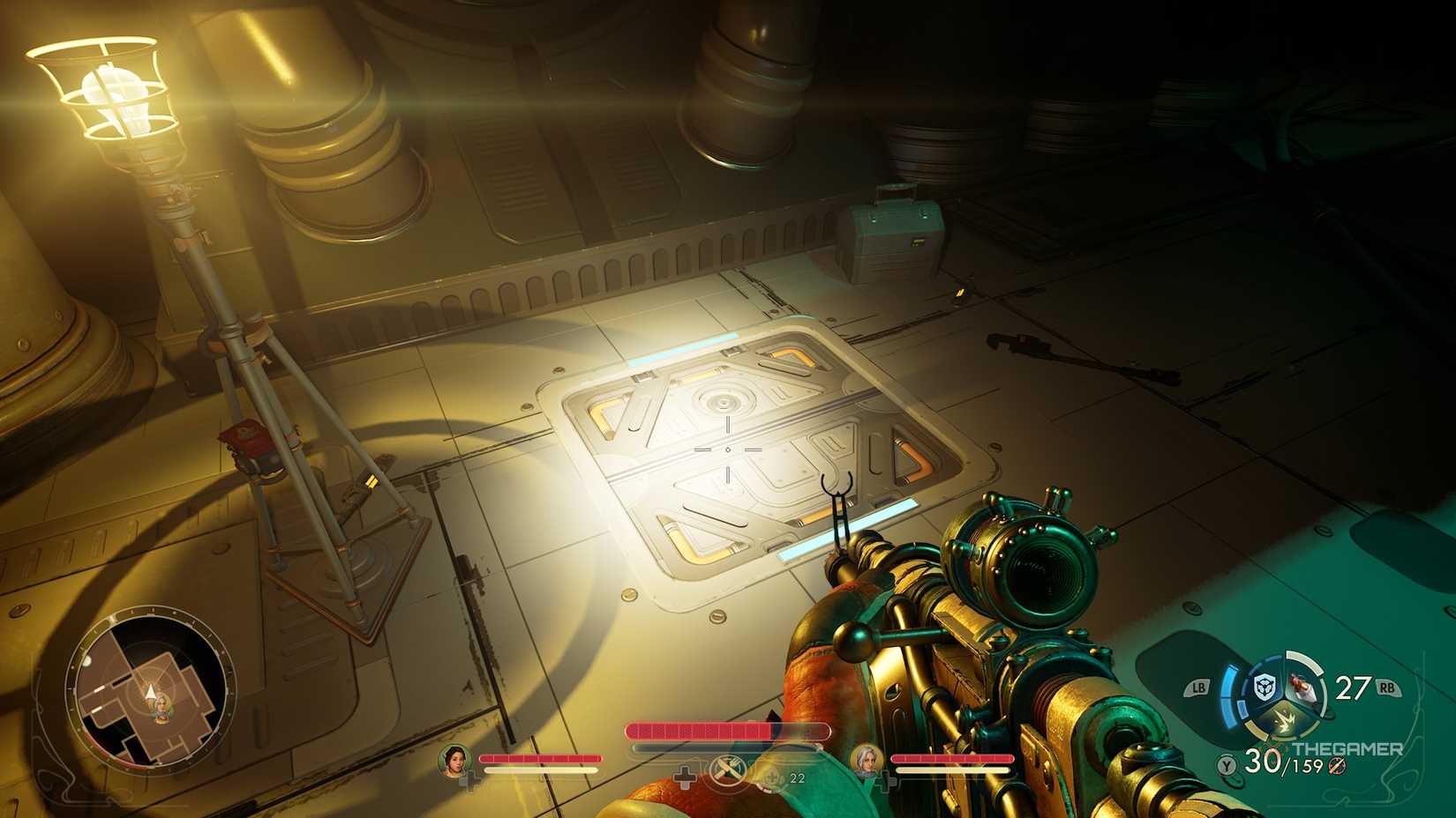 Floor hatch in The Outer Worlds 2.