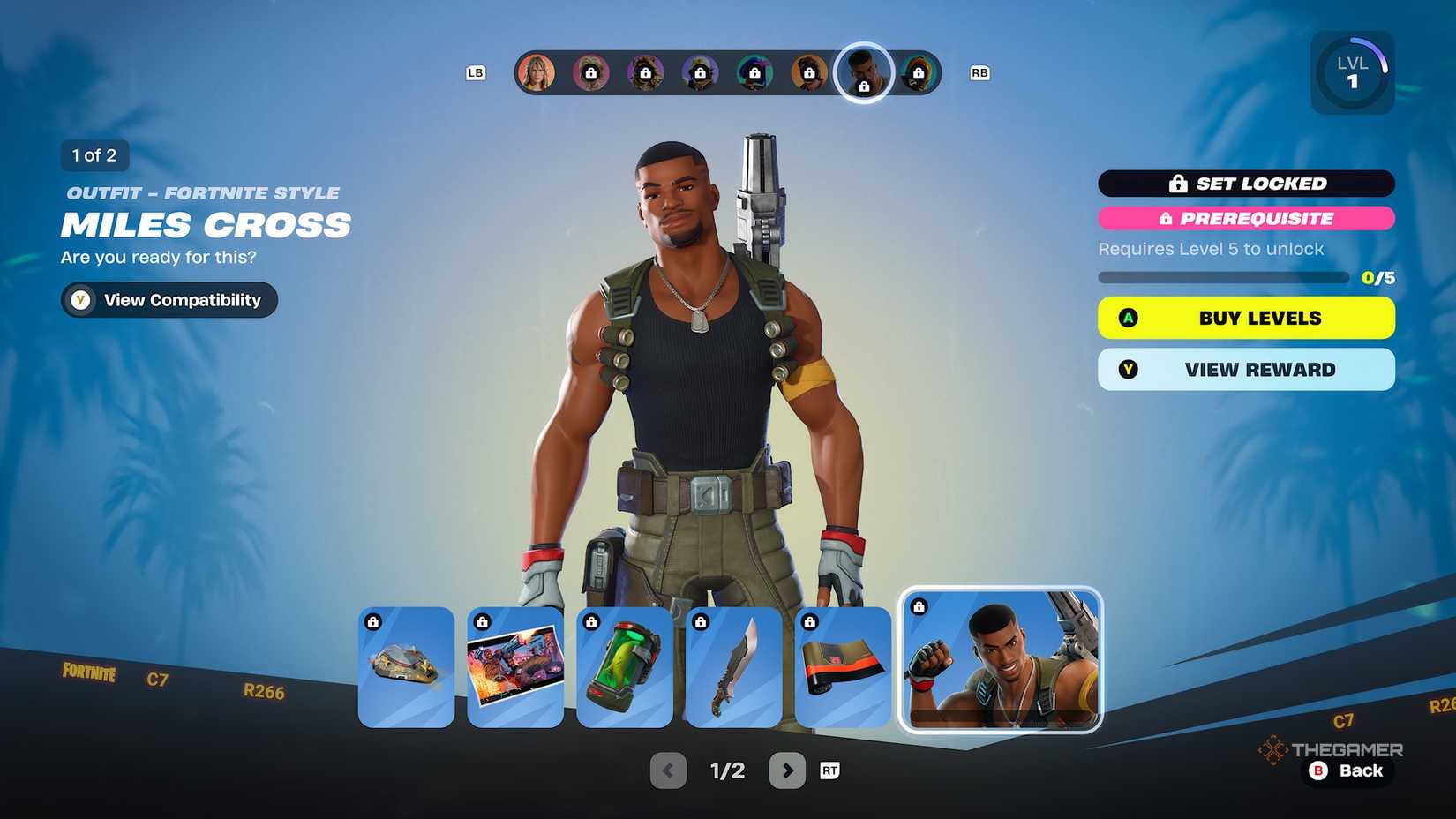 Fortnite Chapter 7 Season 1 Battle Pass rewards page 13.