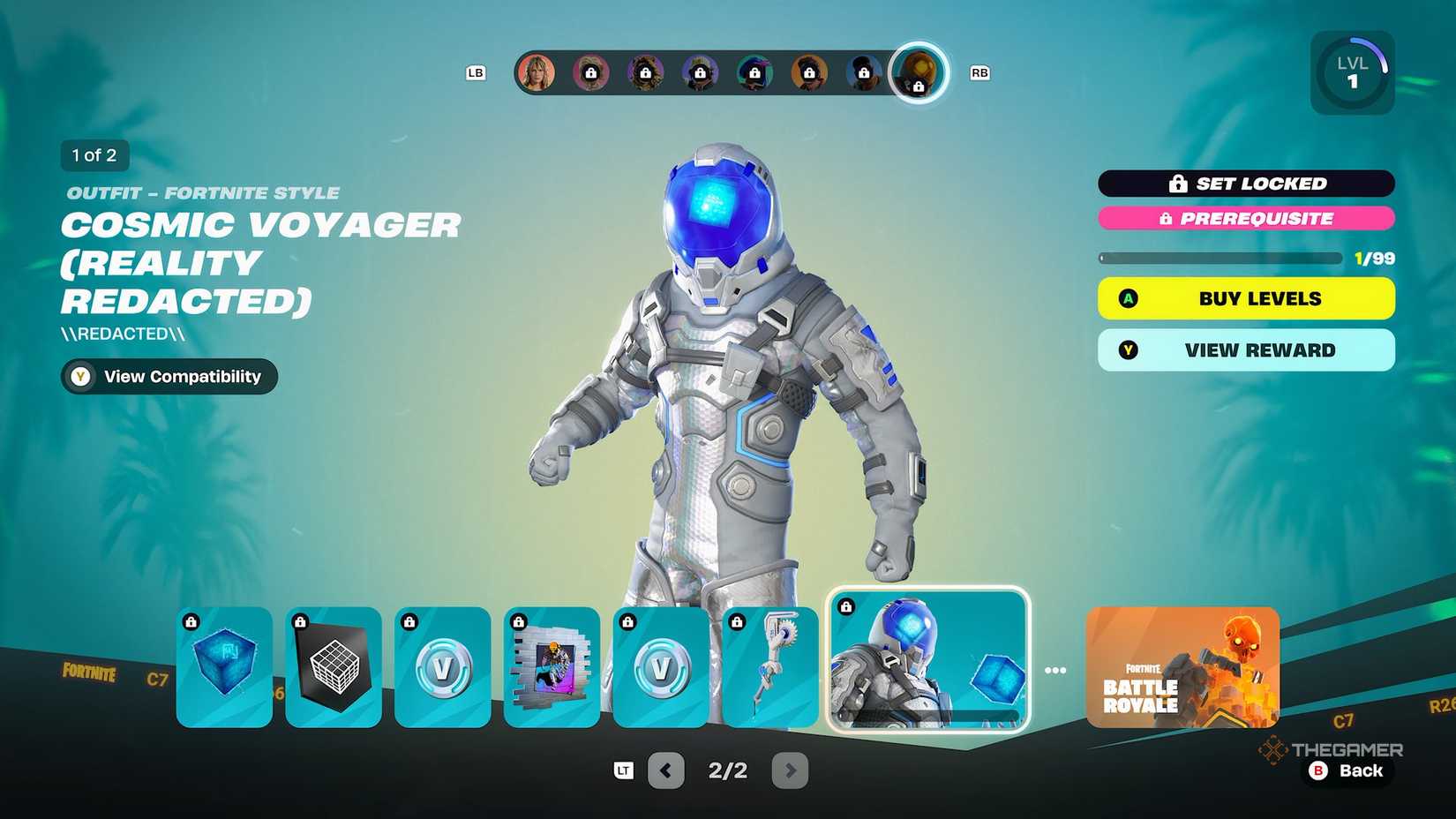 Fortnite Chapter 7 Season 1 Battle Pass rewards page 16.