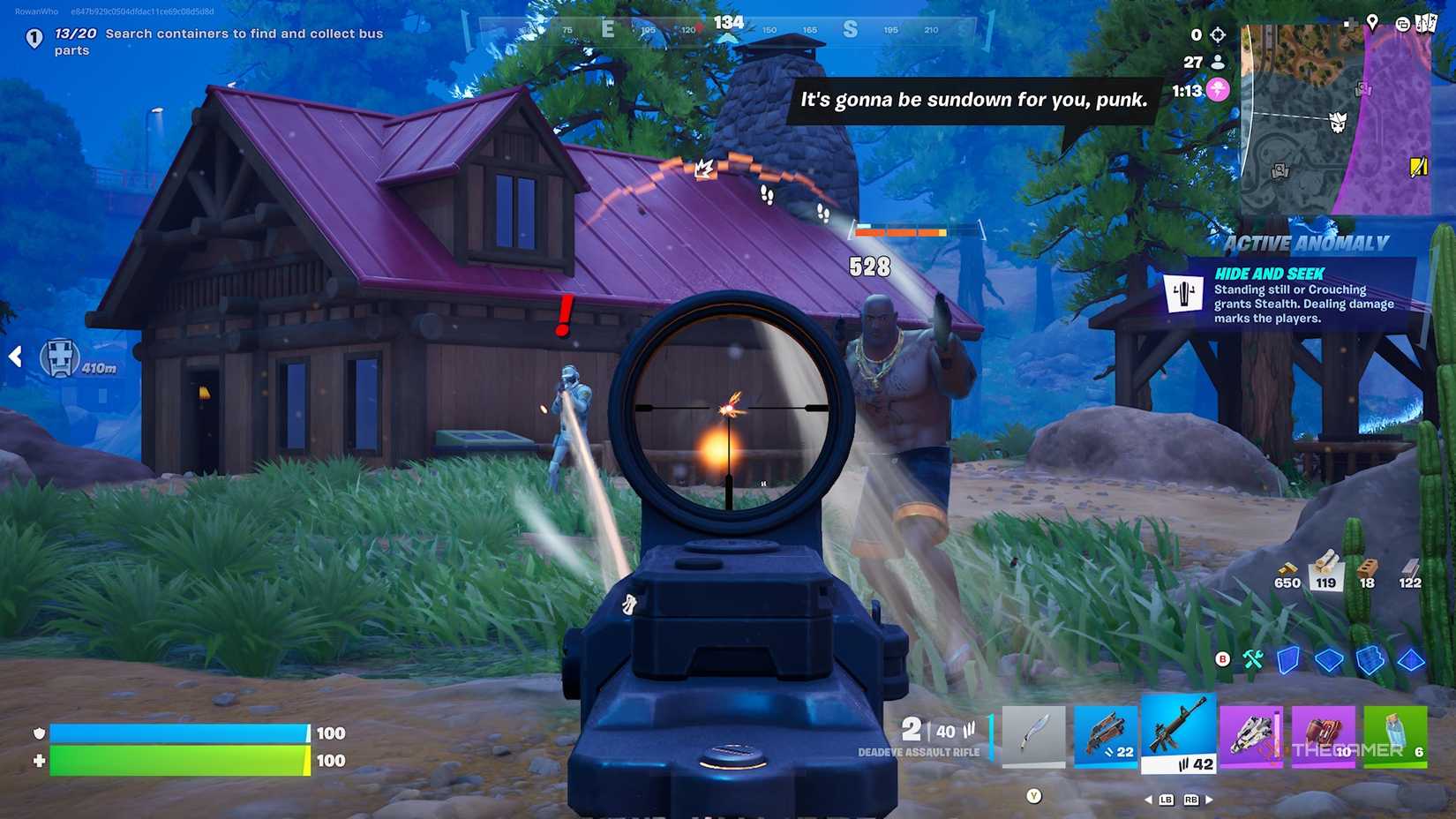 Fortnite Defeat Brutus.