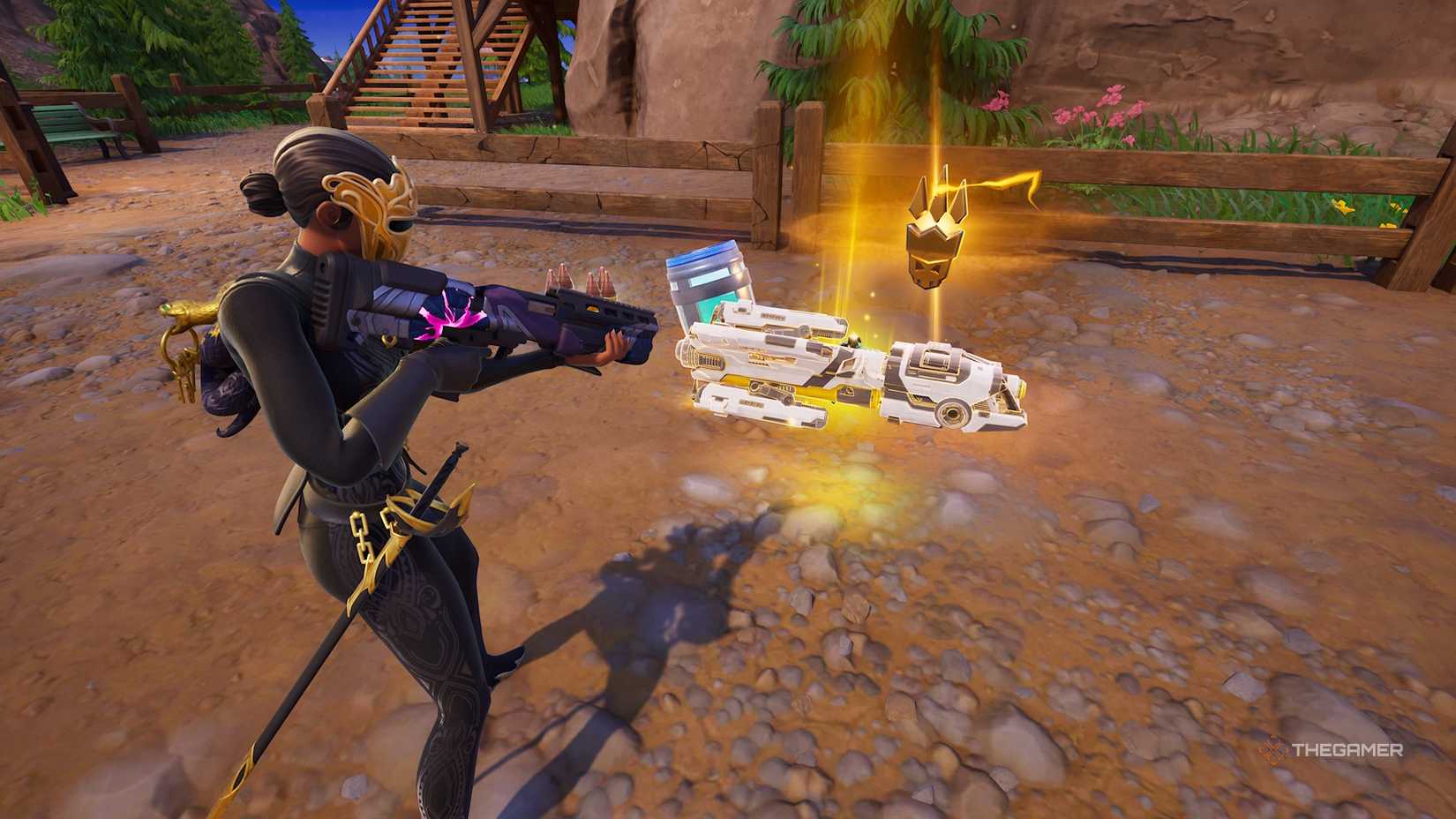 Fortnite Defeat NPC Boss Medallion Kit.