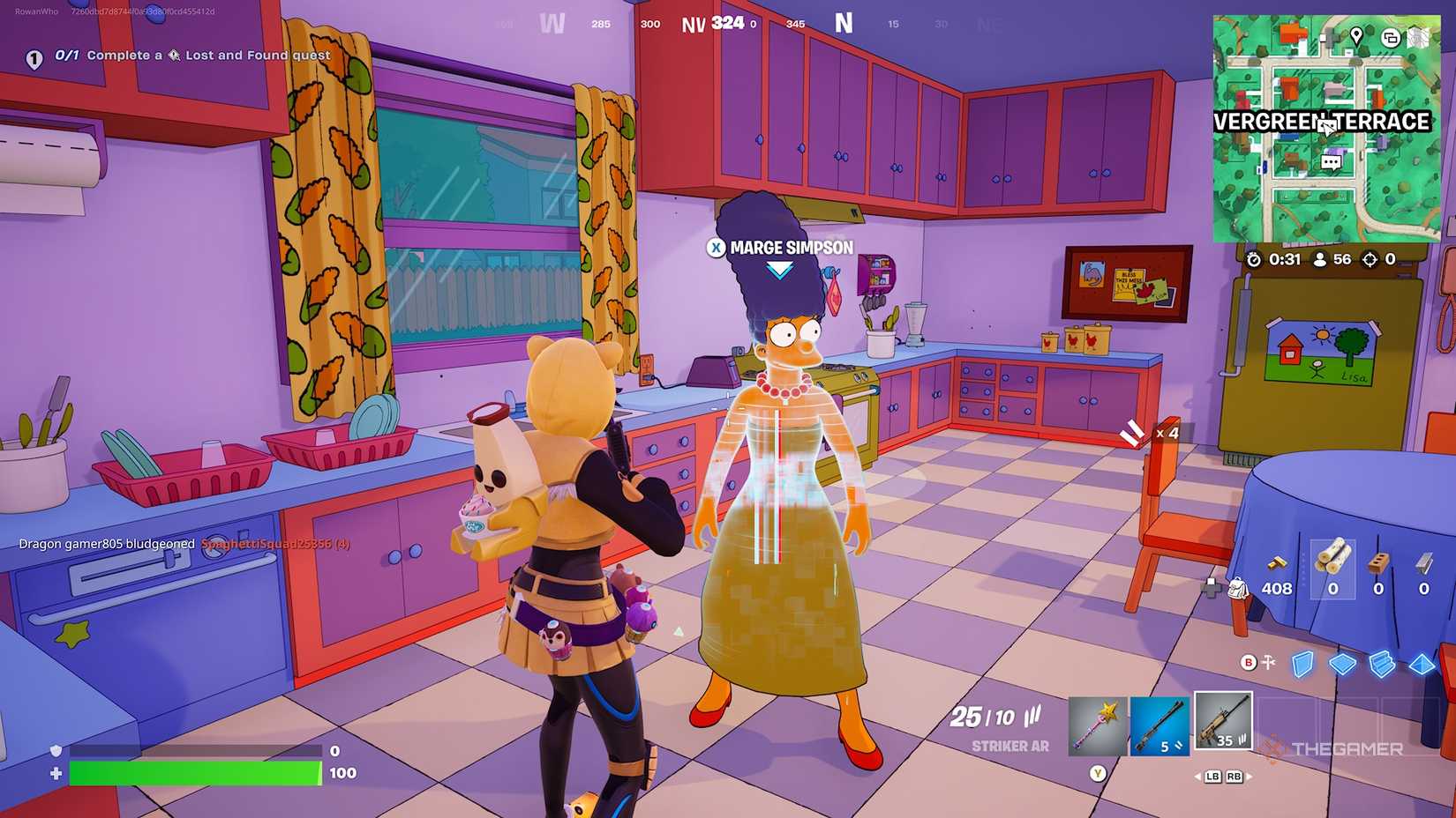 Fortnite Marge NPC.
