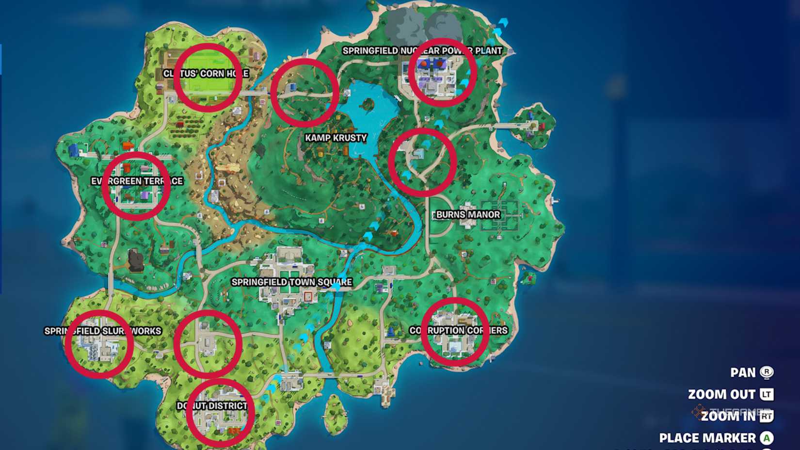 Fortnite NPC Locations.