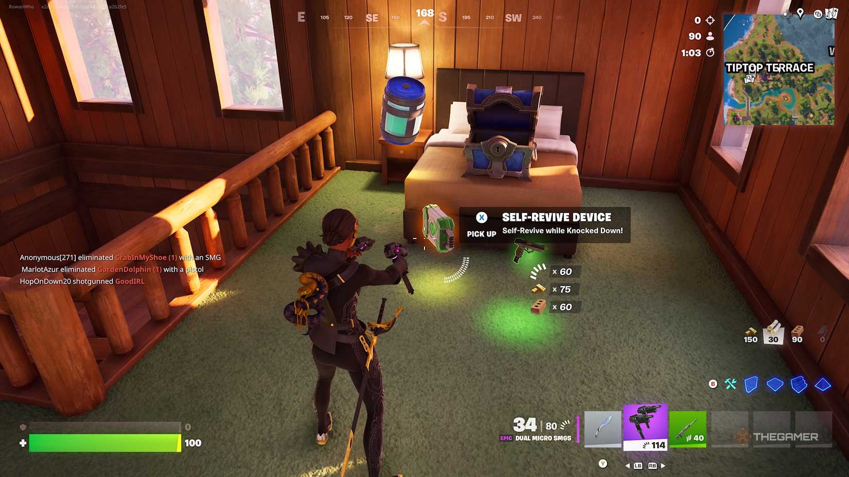 Fortnite Self Revive Device.