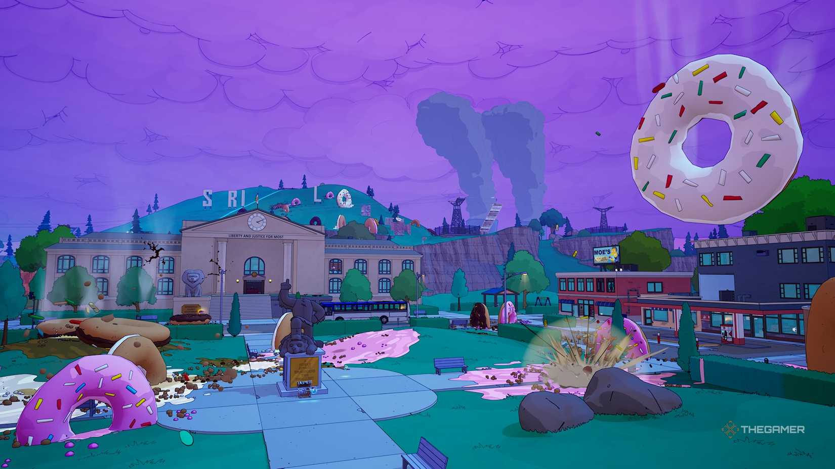 Fortnite Springfield Donut Storm.