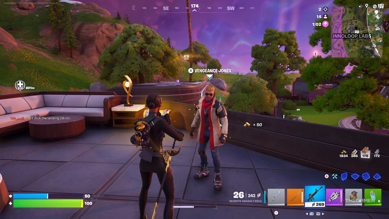 Fortnite Vengeance Jones NPC.