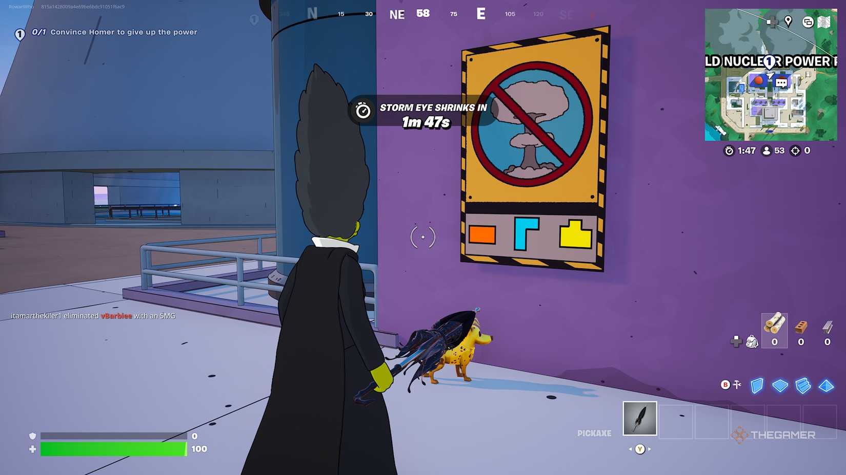 Fortnite Witch Marge at the Power Plant.