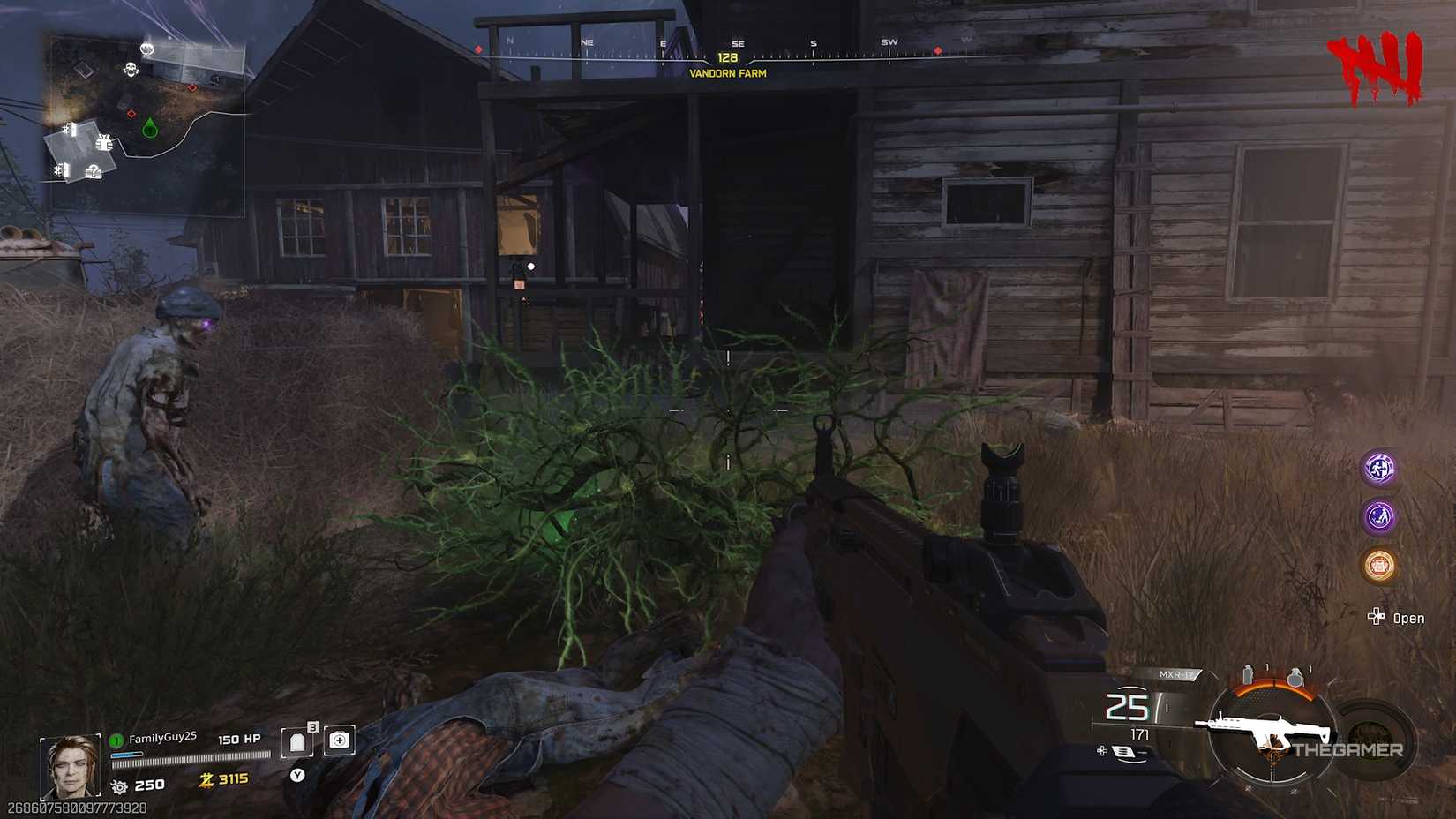 Grown plant in Call of Duty Black Ops 7.